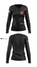 MAG 16 22660153 Women's Long Sleeve V-neck Shirt - 1