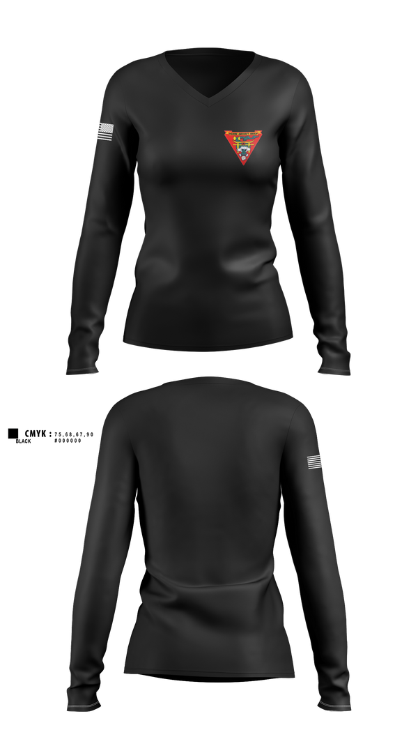 Womens Long Sleeve Vneck Shirt, MAG 16, , Teamtime, Team time, sublimation, custom sports apparel, team uniforms, spirit wear, spiritwear, sports uniforms, custom shirts, team store, custom team store, fundraiser sports, apparel fundraiser