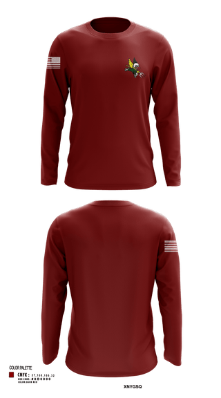 Long Sleeve Performance Shirt, 124th ATKS, , Teamtime, Team time, sublimation, custom sports apparel, team uniforms, spirit wear, spiritwear, sports uniforms, custom shirts, team store, custom team store, fundraiser sports, apparel fundraiser