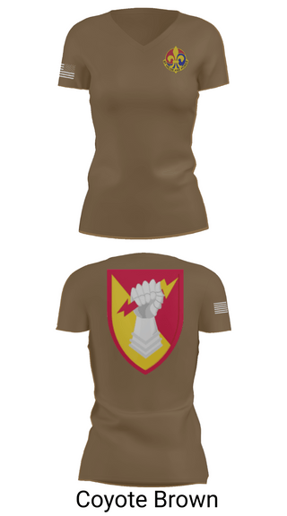 Womens Short Sleeve Vneck Shirt, 38th ADA BDE, Army, Teamtime, Team time, sublimation, custom sports apparel, team uniforms, spirit wear, spiritwear, sports uniforms, custom shirts, team store, custom team store, fundraiser sports, apparel fundraiser