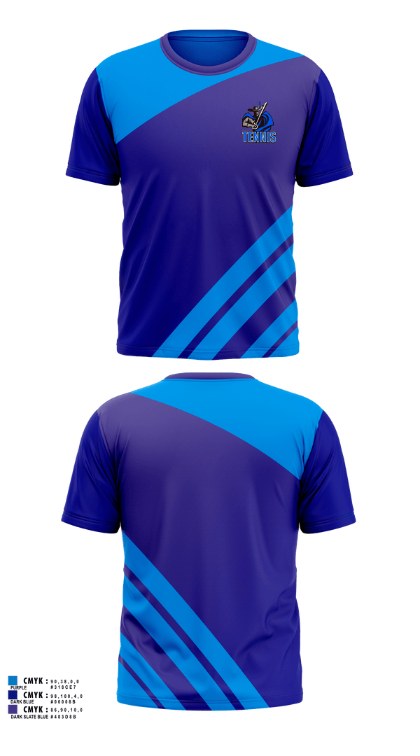 Short Sleeve Performance Shirt, ST. THOMAS MORE, Tennis, Teamtime, Team time, sublimation, custom sports apparel, team uniforms, spirit wear, spiritwear, sports uniforms, custom shirts, team store, custom team store, fundraiser sports, apparel fundraiser