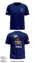 B2 Patriots no C flag Old School Cotton Feel Shirt - 1