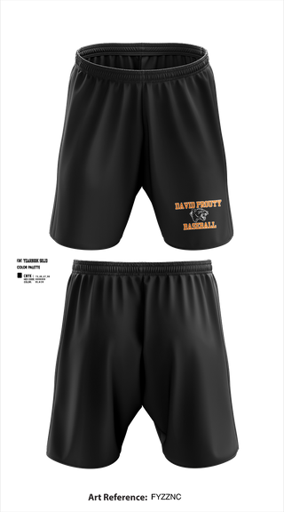 Athletic Shorts With Pockets, David Prouty Panthers Baseball, Baseball, Teamtime, Team time, sublimation, custom sports apparel, team uniforms, spirit wear, spiritwear, sports uniforms, custom shirts, team store, custom team store, fundraiser sports, apparel fundraiser