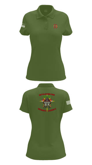 Womens Short Sleeve Performance Polo, Bethlehem Fire Department E6/L2, , Teamtime, Team time, sublimation, custom sports apparel, team uniforms, spirit wear, spiritwear, sports uniforms, custom shirts, team store, custom team store, fundraiser sports, apparel fundraiser