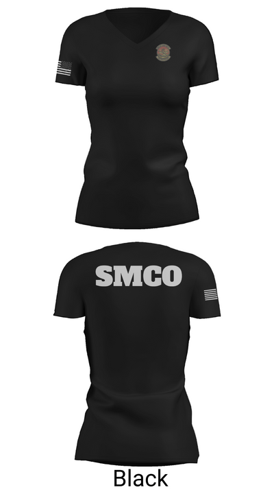 SMCO 97936482 Women's Short Sleeve V-neck Shirt - 28