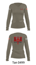 CESD Bravo 35th Engineer Battalion 45351759 Women's Long Sleeve V-neck Shirt - 77