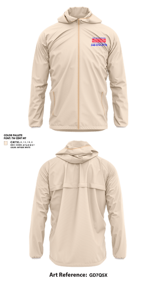 Windbreaker, Josh Custom Painting, , Teamtime, Team time, sublimation, custom sports apparel, team uniforms, spirit wear, spiritwear, sports uniforms, custom shirts, team store, custom team store, fundraiser sports, apparel fundraiser