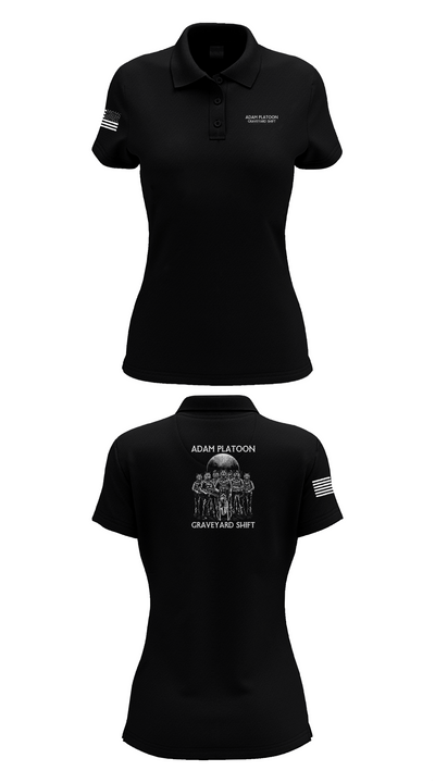 Adam Platoon 34033913 Women's Short Sleeve Performance Polo  - 33