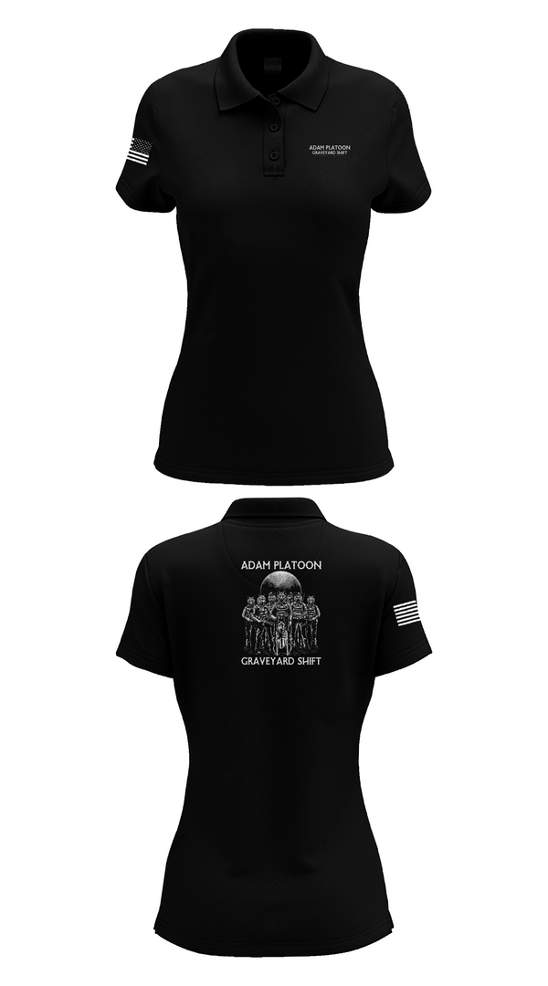 Womens Short Sleeve Performance Polo, Adam Platoon, , Teamtime, Team time, sublimation, custom sports apparel, team uniforms, spirit wear, spiritwear, sports uniforms, custom shirts, team store, custom team store, fundraiser sports, apparel fundraiser