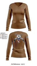 Special Boat Team 22 73434098 Women's Long Sleeve V-neck Shirt - 4