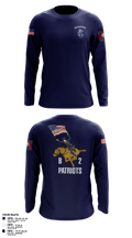 B2 Patriots barrel Long Sleeve Performance Shirt 1