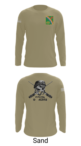 Long Sleeve Performance Shirt, 1st Battalion 69th Infantry Regiment, Army, Teamtime, Team time, sublimation, custom sports apparel, team uniforms, spirit wear, spiritwear, sports uniforms, custom shirts, team store, custom team store, fundraiser sports, apparel fundraiser