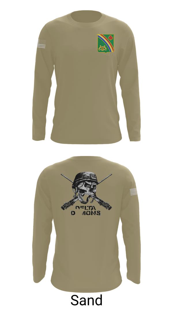 Long Sleeve Performance Shirt, 1st Battalion 69th Infantry Regiment, Army, Teamtime, Team time, sublimation, custom sports apparel, team uniforms, spirit wear, spiritwear, sports uniforms, custom shirts, team store, custom team store, fundraiser sports, apparel fundraiser