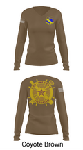 2nd BN (LS) 349th RGT 90715195 Women's Long Sleeve V-neck Shirt - 17