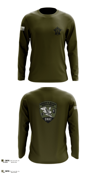 Long Sleeve Performance Shirt, Desoto Parish Sheriff’s Office SWAT, , Teamtime, Team time, sublimation, custom sports apparel, team uniforms, spirit wear, spiritwear, sports uniforms, custom shirts, team store, custom team store, fundraiser sports, apparel fundraiser