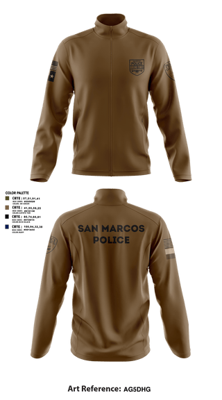 Fleece Jacket, San Marcos Police Drone Unit, Police, Teamtime, Team time, sublimation, custom sports apparel, team uniforms, spirit wear, spiritwear, sports uniforms, custom shirts, team store, custom team store, fundraiser sports, apparel fundraiser