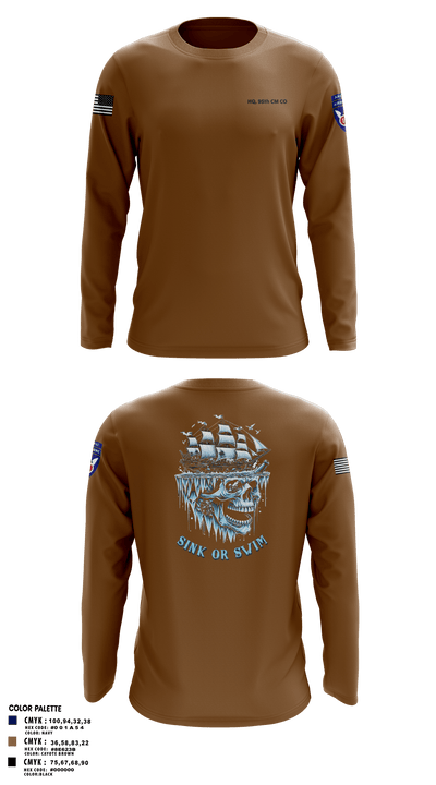 HQ, 95th CM CO 75493136 Long Sleeve Performance Shirt 2