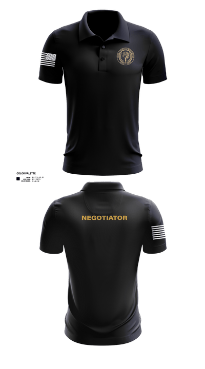 Montgomery County Police CNT 46228172 Short Sleeve Performance Polo - 1