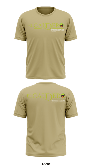 Short Sleeve Performance Shirt, El Caldero Restaurant Sport Bar, , Teamtime, Team time, sublimation, custom sports apparel, team uniforms, spirit wear, spiritwear, sports uniforms, custom shirts, team store, custom team store, fundraiser sports, apparel fundraiser