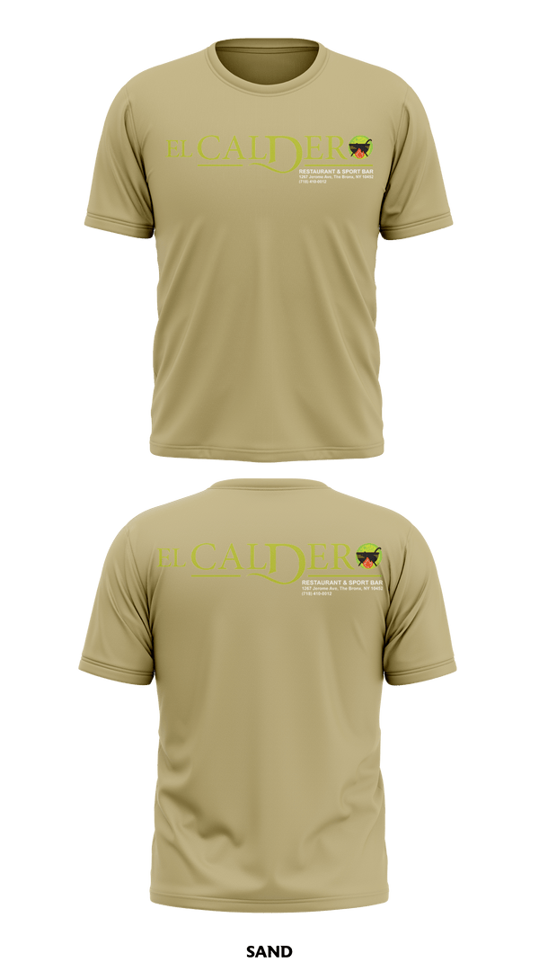 Short Sleeve Performance Shirt, El Caldero Restaurant Sport Bar, , Teamtime, Team time, sublimation, custom sports apparel, team uniforms, spirit wear, spiritwear, sports uniforms, custom shirts, team store, custom team store, fundraiser sports, apparel fundraiser