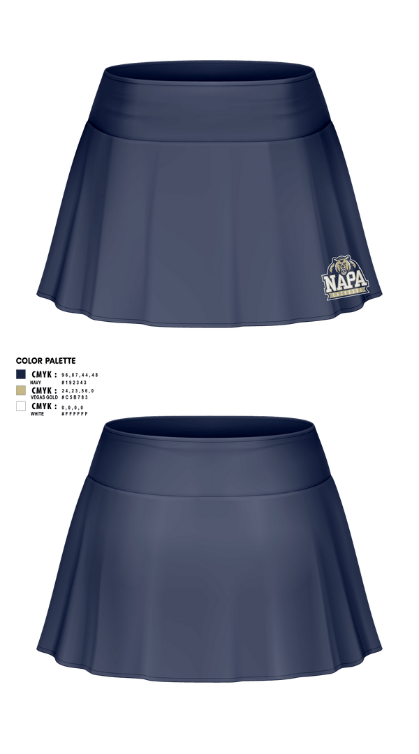 Skort, Napa Grizzlies, Women's Lacrosse, Teamtime, Team time, sublimation, custom sports apparel, team uniforms, spirit wear, spiritwear, sports uniforms, custom shirts, team store, custom team store, fundraiser sports, apparel fundraiser