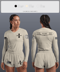 Battalion 1 29533979 Women's Long Sleeve V-neck Shirt - 2
