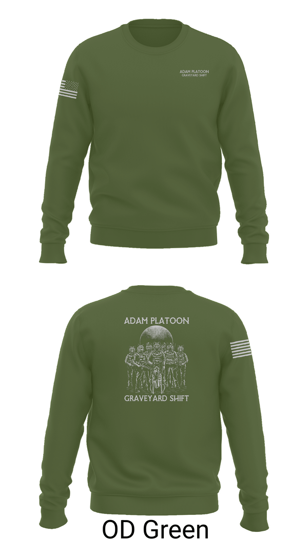 Crew Neck Sweatshirt, Adam Platoon, , Teamtime, Team time, sublimation, custom sports apparel, team uniforms, spirit wear, spiritwear, sports uniforms, custom shirts, team store, custom team store, fundraiser sports, apparel fundraiser