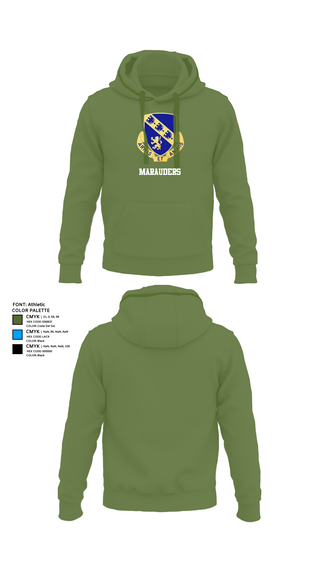 Hoodie, Marauders, Army, Teamtime, Team time, sublimation, custom sports apparel, team uniforms, spirit wear, spiritwear, sports uniforms, custom shirts, team store, custom team store, fundraiser sports, apparel fundraiser