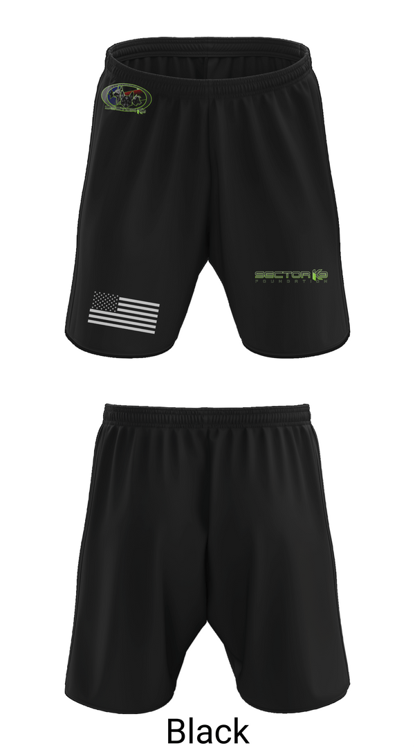 Athletic Shorts With Pockets, Sector K9 Foundation, , Teamtime, Team time, sublimation, custom sports apparel, team uniforms, spirit wear, spiritwear, sports uniforms, custom shirts, team store, custom team store, fundraiser sports, apparel fundraiser