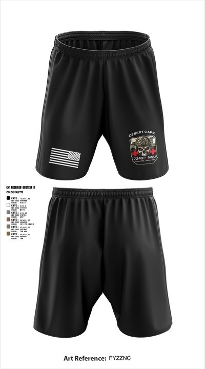 7248th MSU 46326477 Athletic Shorts With Pockets - 6