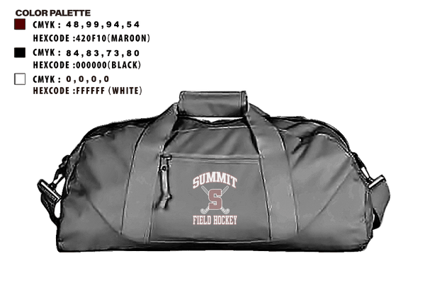 Duffle Bag, Rockwood Summit Falcons Field Hockey, Field Hockey, Teamtime, Team time, sublimation, custom sports apparel, team uniforms, spirit wear, spiritwear, sports uniforms, custom shirts, team store, custom team store, fundraiser sports, apparel fundraiser