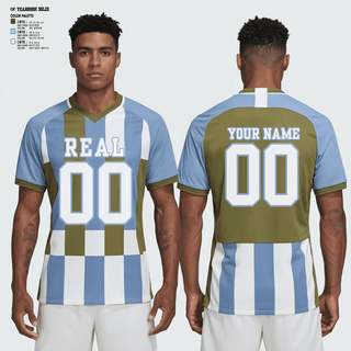 Mens Soccer Jersey, Real, Men's Soccer, Teamtime, Team time, sublimation, custom sports apparel, team uniforms, spirit wear, spiritwear, sports uniforms, custom shirts, team store, custom team store, fundraiser sports, apparel fundraiser