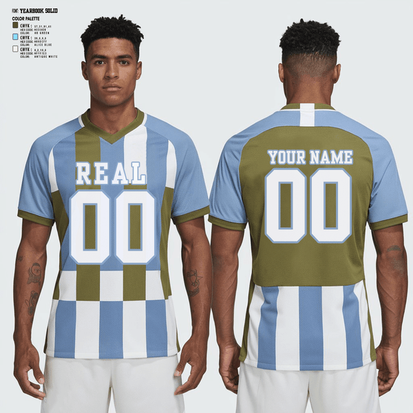 Mens Soccer Jersey, Real, Men's Soccer, Teamtime, Team time, sublimation, custom sports apparel, team uniforms, spirit wear, spiritwear, sports uniforms, custom shirts, team store, custom team store, fundraiser sports, apparel fundraiser