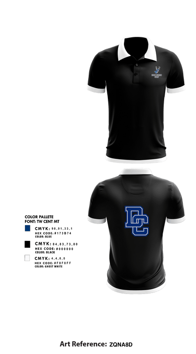 Deer Creek Antlers 84457423 Short Sleeve Performance Polo - 4