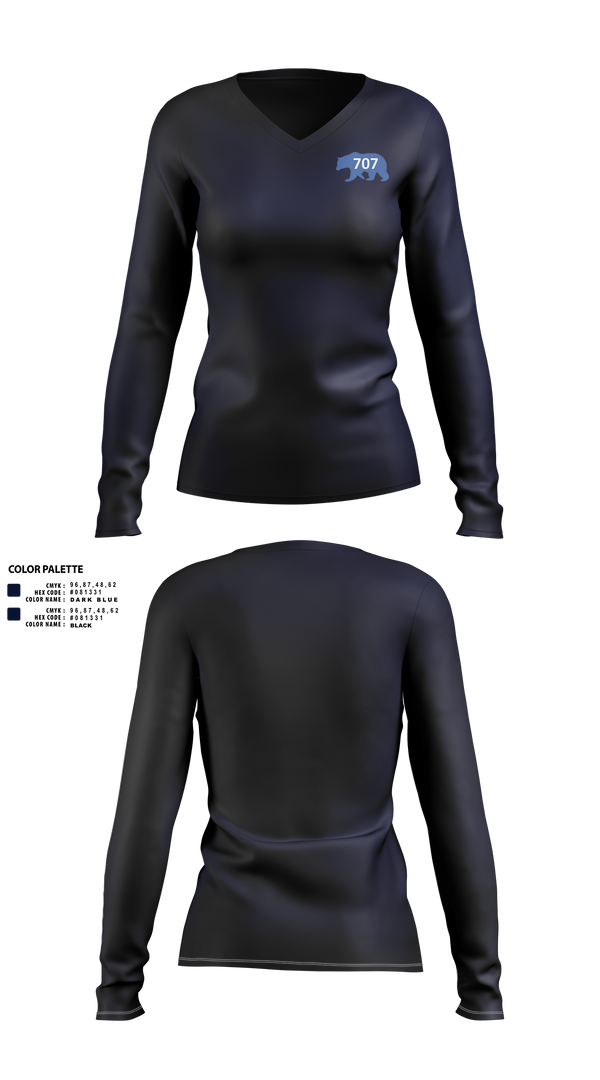 Womens Long Sleeve Vneck Shirt, The Baden Powell Legacy Foundation, , Teamtime, Team time, sublimation, custom sports apparel, team uniforms, spirit wear, spiritwear, sports uniforms, custom shirts, team store, custom team store, fundraiser sports, apparel fundraiser