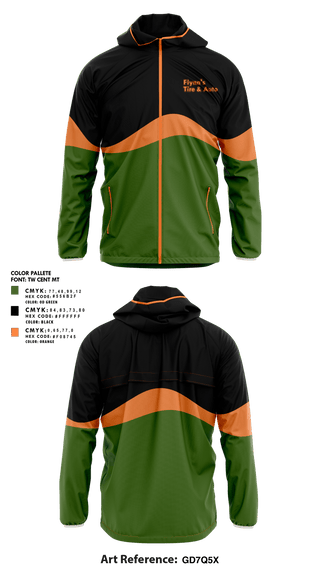 Windbreaker, Flynn's Tire & Auto, , Teamtime, Team time, sublimation, custom sports apparel, team uniforms, spirit wear, spiritwear, sports uniforms, custom shirts, team store, custom team store, fundraiser sports, apparel fundraiser
