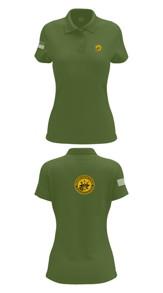 Womens Short Sleeve Performance Polo, Battlespace Surveillance Company, , Teamtime, Team time, sublimation, custom sports apparel, team uniforms, spirit wear, spiritwear, sports uniforms, custom shirts, team store, custom team store, fundraiser sports, apparel fundraiser