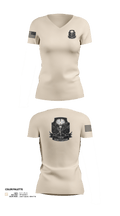 1-153 IN Scout Platoon 12516150 Women's Short Sleeve V-neck Shirt - 5