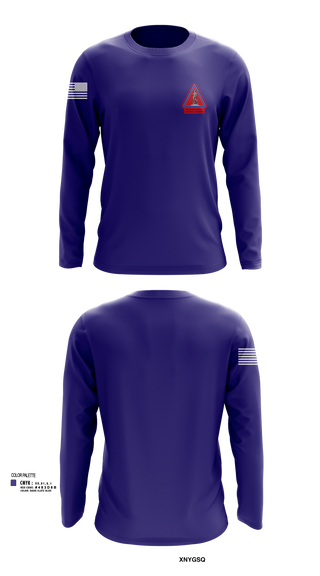 Long Sleeve Performance Shirt, Recruiting and Retention Battalion, , Teamtime, Team time, sublimation, custom sports apparel, team uniforms, spirit wear, spiritwear, sports uniforms, custom shirts, team store, custom team store, fundraiser sports, apparel fundraiser