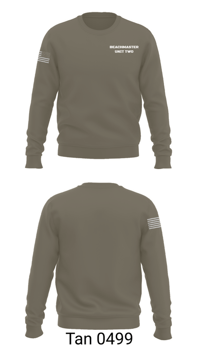 BEACHMASTER UNIT TWO 82951978 Crew Neck Sweatshirt - 62