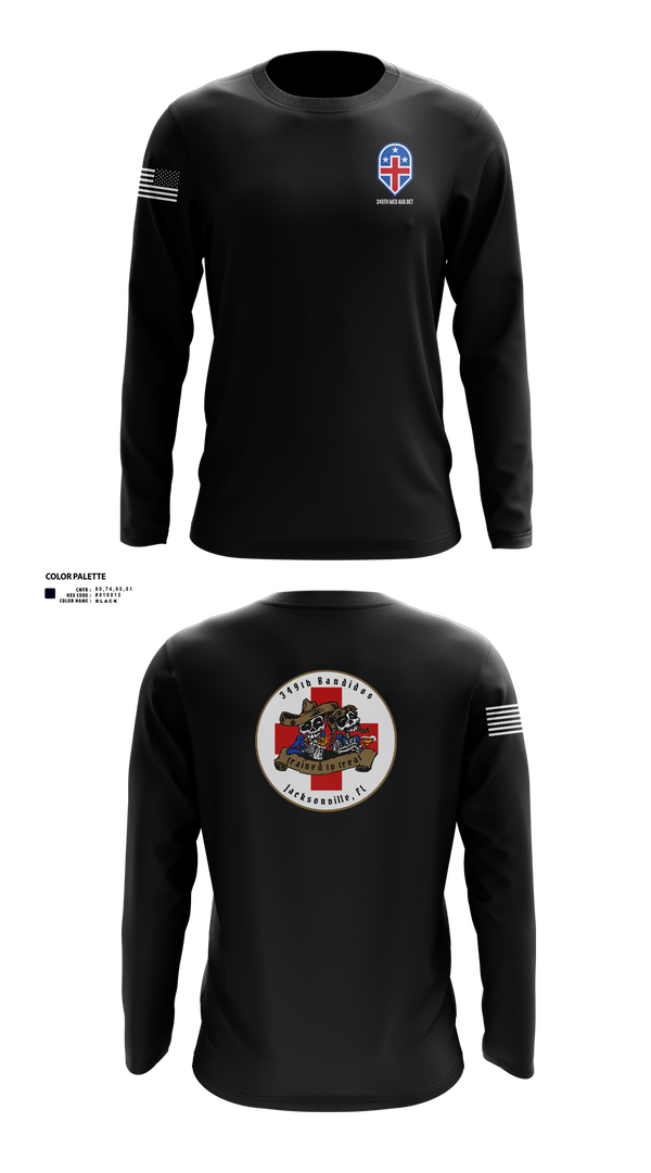 Long Sleeve Performance Shirt, 349th Medical Augmentation Det., , Teamtime, Team time, sublimation, custom sports apparel, team uniforms, spirit wear, spiritwear, sports uniforms, custom shirts, team store, custom team store, fundraiser sports, apparel fundraiser