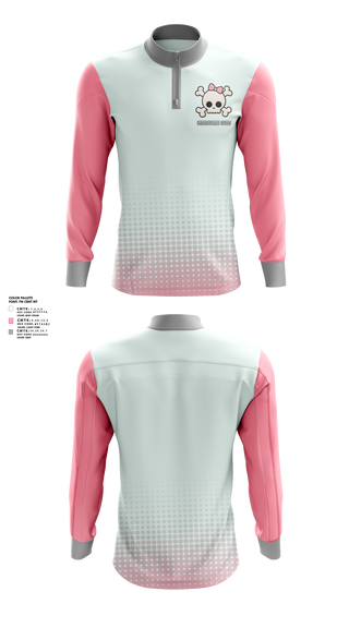 Quarter Zip Jacket, Cycopaths Oahu, Spirit Store, Teamtime, Team time, sublimation, custom sports apparel, team uniforms, spirit wear, spiritwear, sports uniforms, custom shirts, team store, custom team store, fundraiser sports, apparel fundraiser