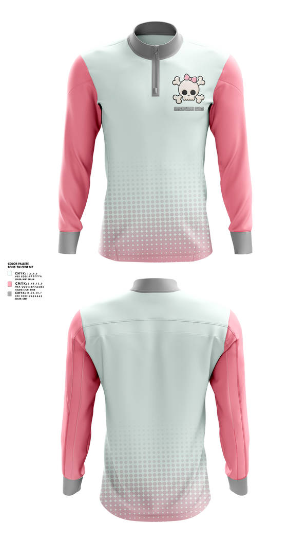 Quarter Zip Jacket, Cycopaths Oahu, Spirit Store, Teamtime, Team time, sublimation, custom sports apparel, team uniforms, spirit wear, spiritwear, sports uniforms, custom shirts, team store, custom team store, fundraiser sports, apparel fundraiser