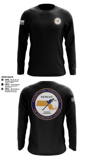 Long Sleeve Performance Shirt, NEMLEC, , Teamtime, Team time, sublimation, custom sports apparel, team uniforms, spirit wear, spiritwear, sports uniforms, custom shirts, team store, custom team store, fundraiser sports, apparel fundraiser