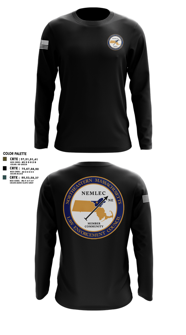 Long Sleeve Performance Shirt, NEMLEC, , Teamtime, Team time, sublimation, custom sports apparel, team uniforms, spirit wear, spiritwear, sports uniforms, custom shirts, team store, custom team store, fundraiser sports, apparel fundraiser
