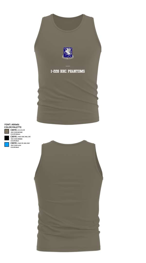 Tank Top, 1-228 HHC Phantoms, , Teamtime, Team time, sublimation, custom sports apparel, team uniforms, spirit wear, spiritwear, sports uniforms, custom shirts, team store, custom team store, fundraiser sports, apparel fundraiser