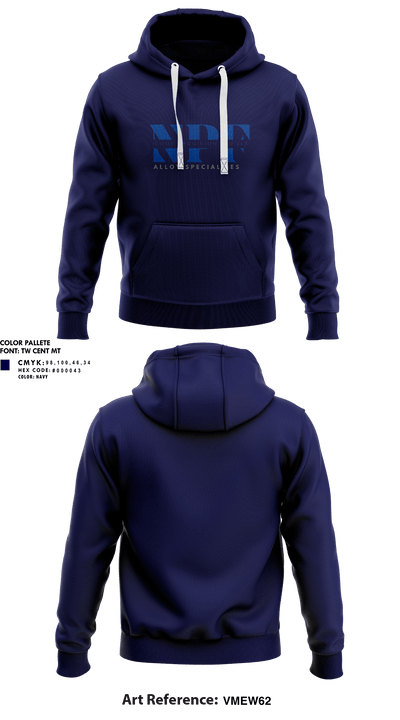 Nicos Precision Fabrication 19806159 Hoodie - 1