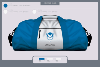 Duffle Bag, Castlewood High School Tennis, Tennis, Teamtime, Team time, sublimation, custom sports apparel, team uniforms, spirit wear, spiritwear, sports uniforms, custom shirts, team store, custom team store, fundraiser sports, apparel fundraiser