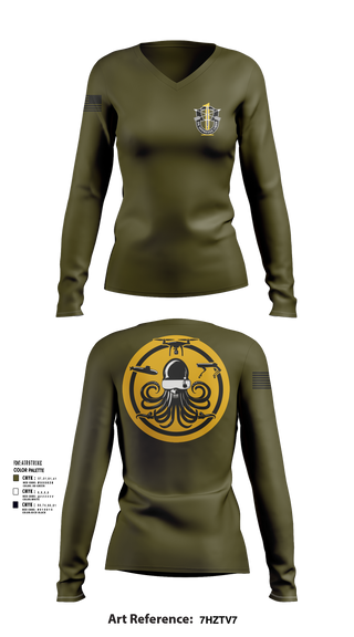 Womens Long Sleeve Vneck Shirt, SORD, 1st group, , Teamtime, Team time, sublimation, custom sports apparel, team uniforms, spirit wear, spiritwear, sports uniforms, custom shirts, team store, custom team store, fundraiser sports, apparel fundraiser