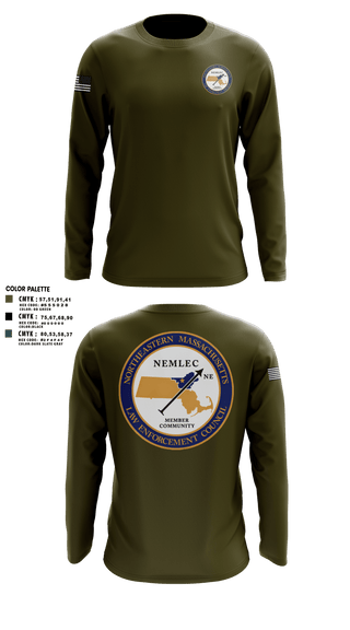 Long Sleeve Performance Shirt, NEMLEC, , Teamtime, Team time, sublimation, custom sports apparel, team uniforms, spirit wear, spiritwear, sports uniforms, custom shirts, team store, custom team store, fundraiser sports, apparel fundraiser
